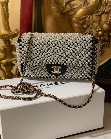 chanel flap bag pearl|Chanel flap bag price euro.